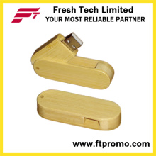 Bambu e madeira estilo USB Flash Drive com logotipo (D806)